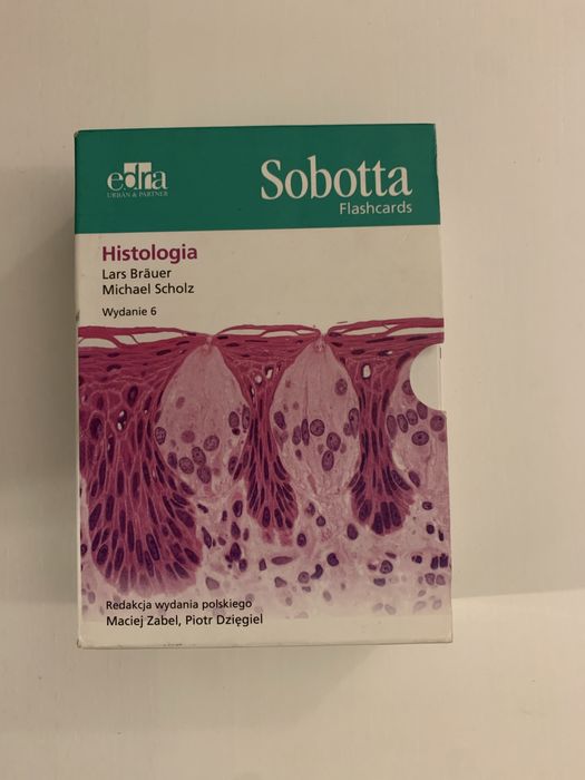 Sobotta flashcards histologia polska wersja wyd. 6