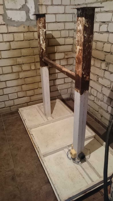 Стол металлический для стационарной установки