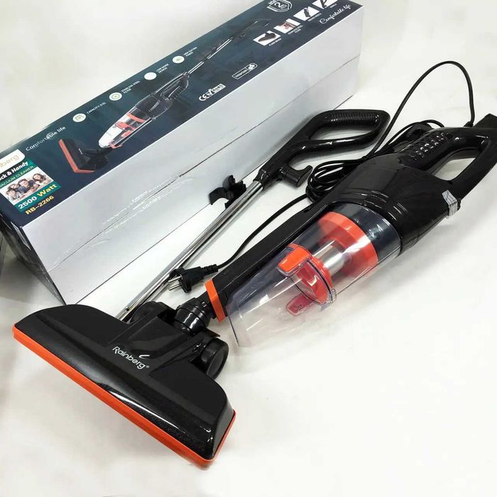 НЕМЕЦКИЙ Вертикальный ручной пылесос Rainberg RB-2266 шнур 3м 2500 Вт