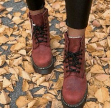 Жіночі чоботи, натуральна шкіра (нубук )рудий колір