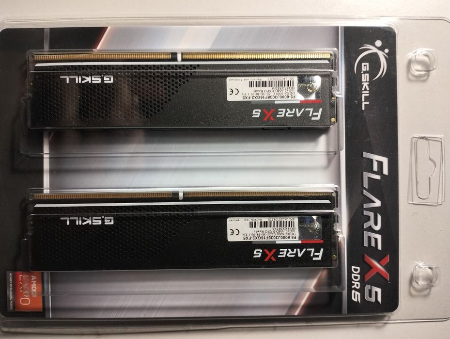 Pamięć RAM ddr5 2x16gb 6000MHz