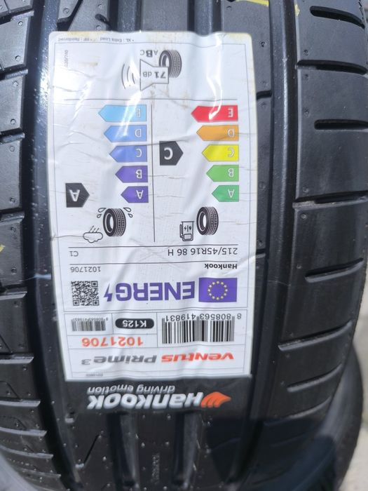 Opony Hankook Venus prime 3 215/45/16 para nowe