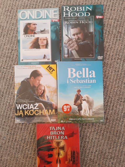 Zestaw 11 płyt DVD nowych