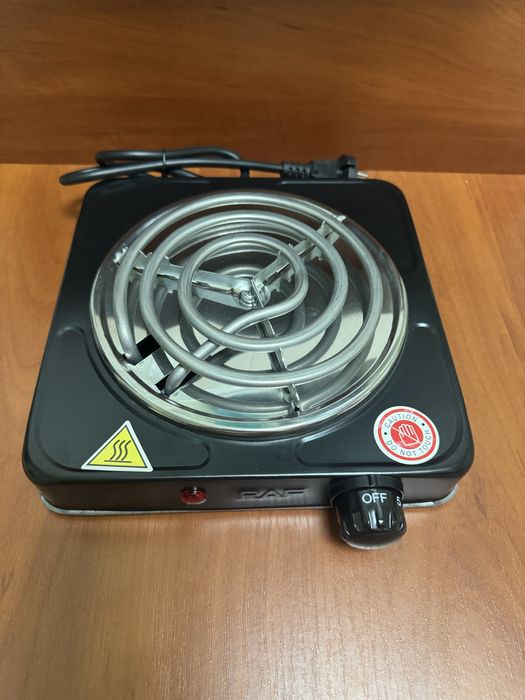 Електроплита 1 комфорочна Спіраль 1000Вт