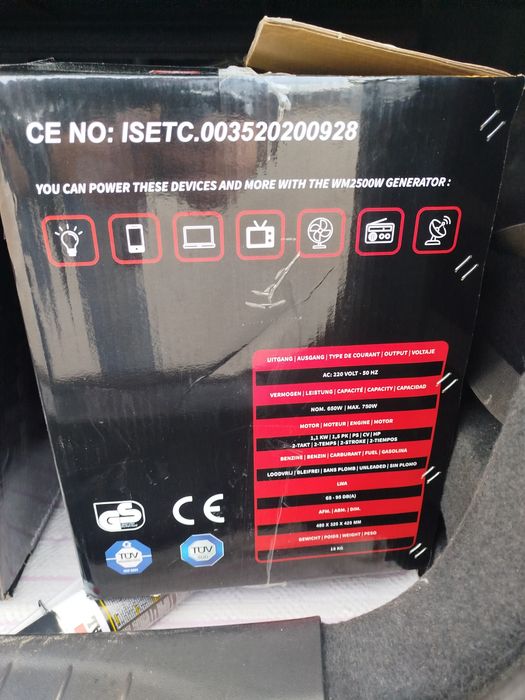 Gerador a gasolina de mistura