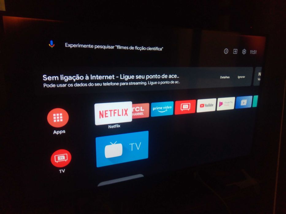 Tv smart android 32 polegadas com comando