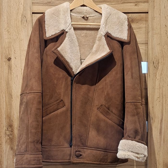 Kożuch męski M/L skóra 100%