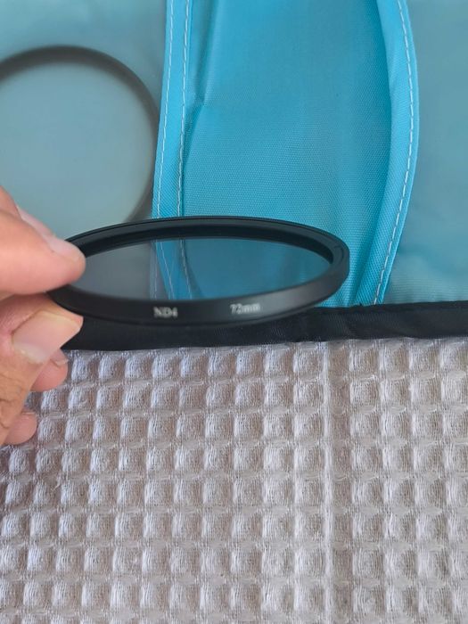 Kit de Filtros Fotográficos e Estojo de Organização (Diâmetro 72mm)
