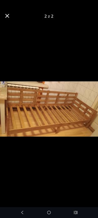 Łóżko drewniane gratis materac