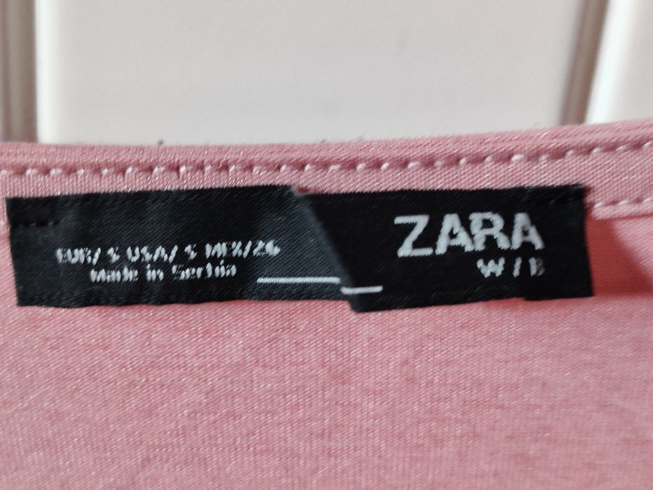 Zara Basic S, pudrowy róż