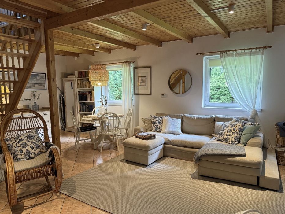 Klimatyczny domek nad morzem w lesie(Sasino)