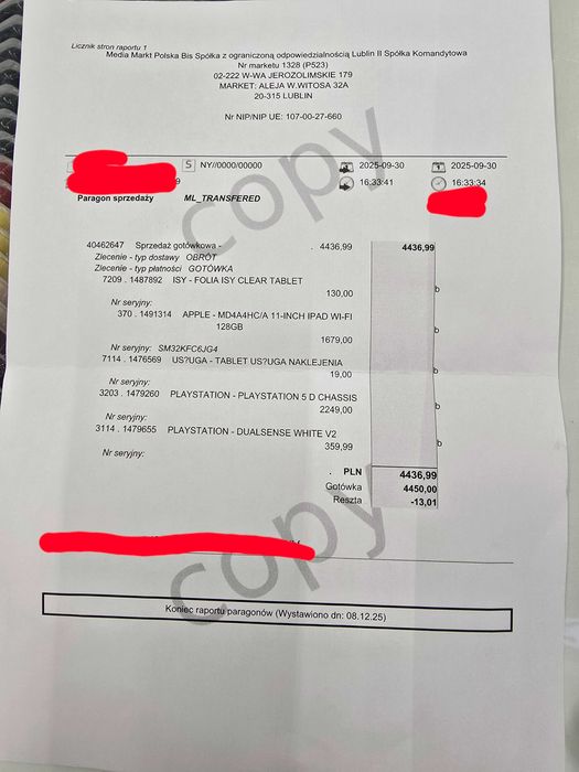 IPad 11' 11th gen 128GB Bat. 100% GWARANCJA Telakces Felicity *Raty 0%