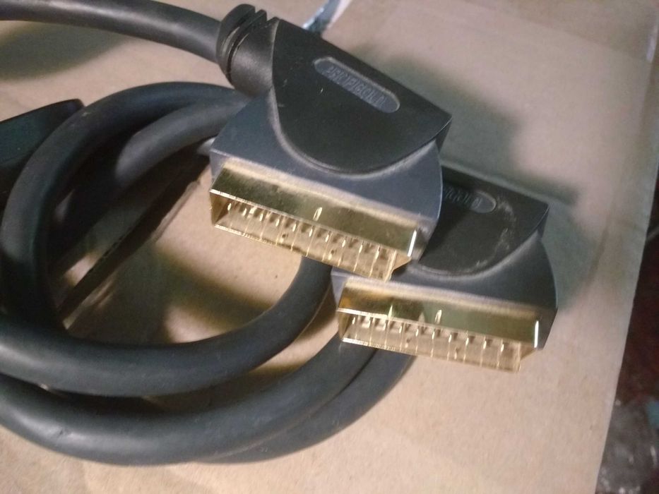 SCART кабель 1,6м позолота полный profigold