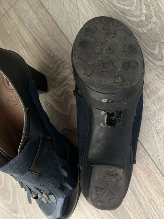 Sapatos de plataforma azuis 38