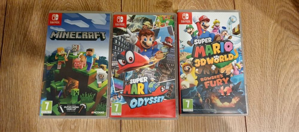 Konsola Nintendo Switch Oled  Splatoon 3 Edition + akcesoria + gry