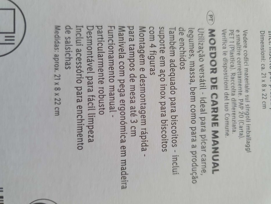 Máquina de moer carne