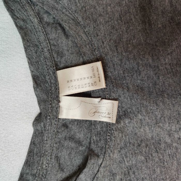 Modny Crop top Mka Szarości