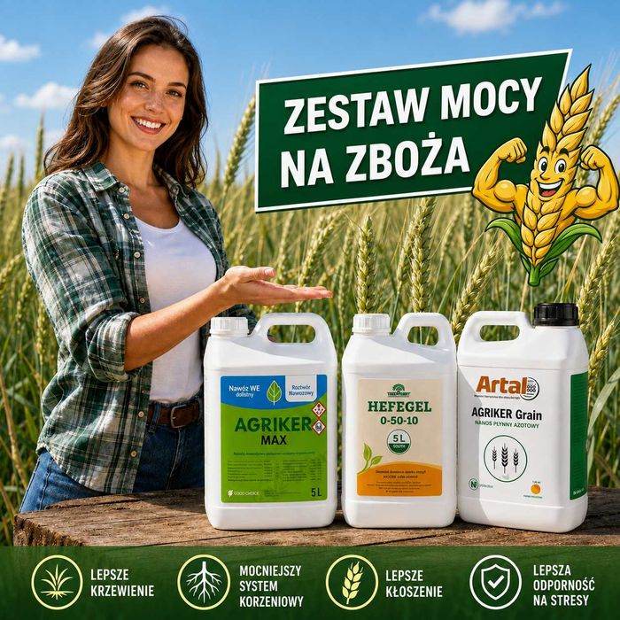 Zestaw Mocy na 5 ha, Nawóz dolistny do buraków z aminokwasami roślinnymi i mikroelementami