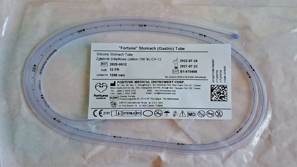 zgłębnik żołądkowy silikonowy