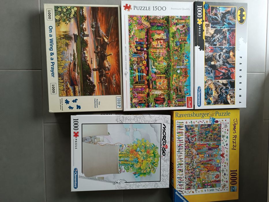 Zestaw puzzli 1000 i 1500, puzzle