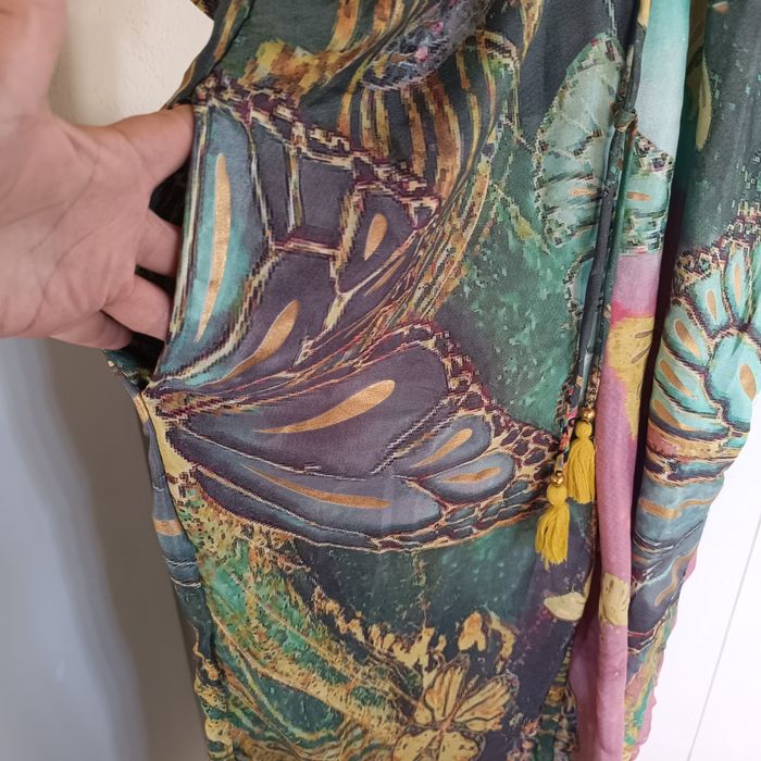 Macacão em seda indiana novo sem etiqueta. Veste de um S ao L.