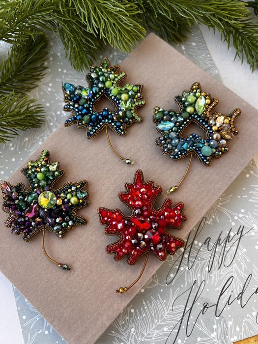 Брошка ручної роботи, патріотична брошка ручної роботи