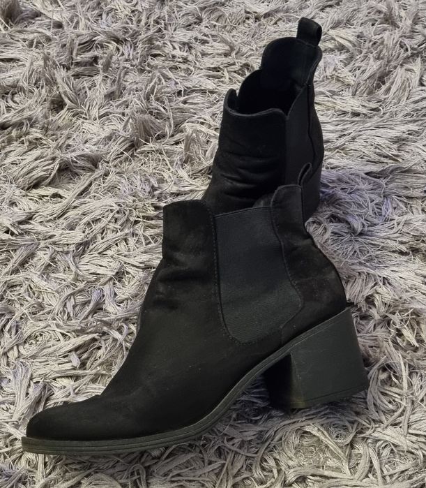 H&M modne  kozaki sztyblety rozm.40