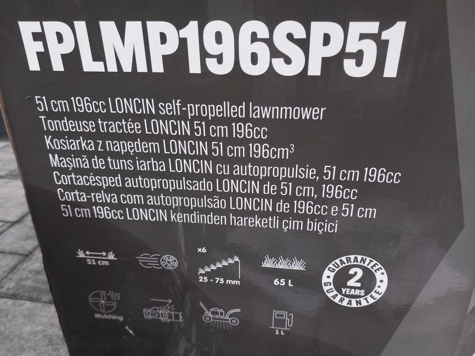 Kosiarka spalinowa z napędem fplmp196 silnik Loncin