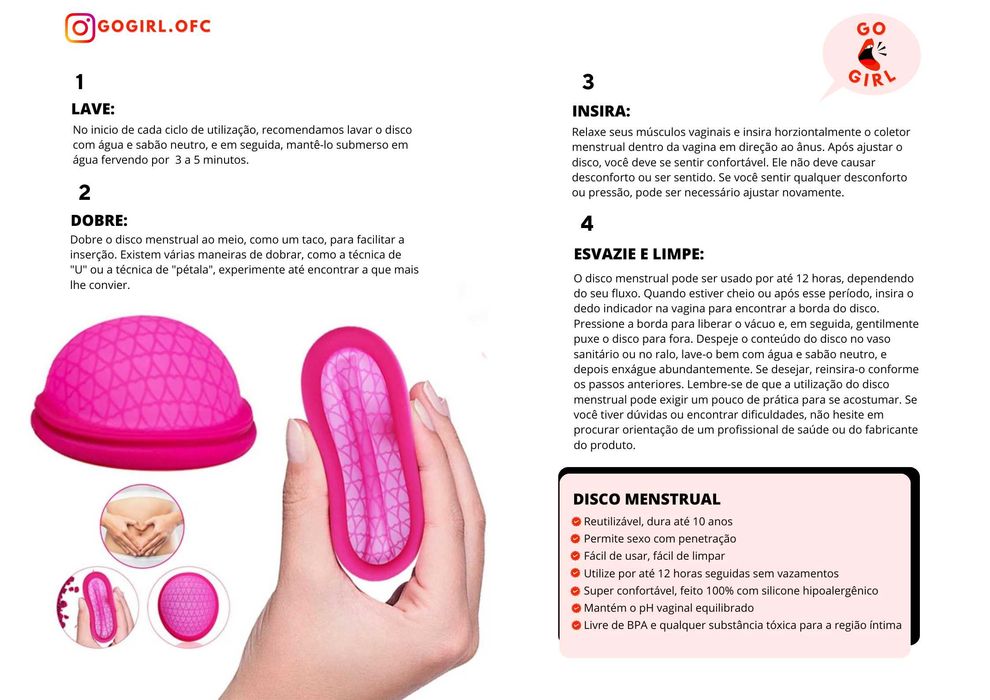 Disco Menstrual - Go Girl