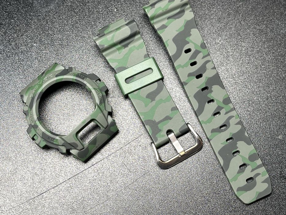 Casio GW-6900 camo pasek bezel