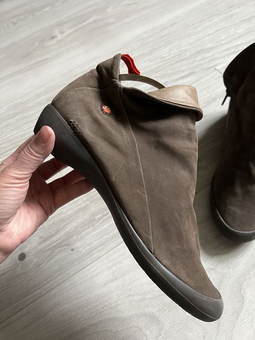 Кожаные сапоги ботинки Clarks