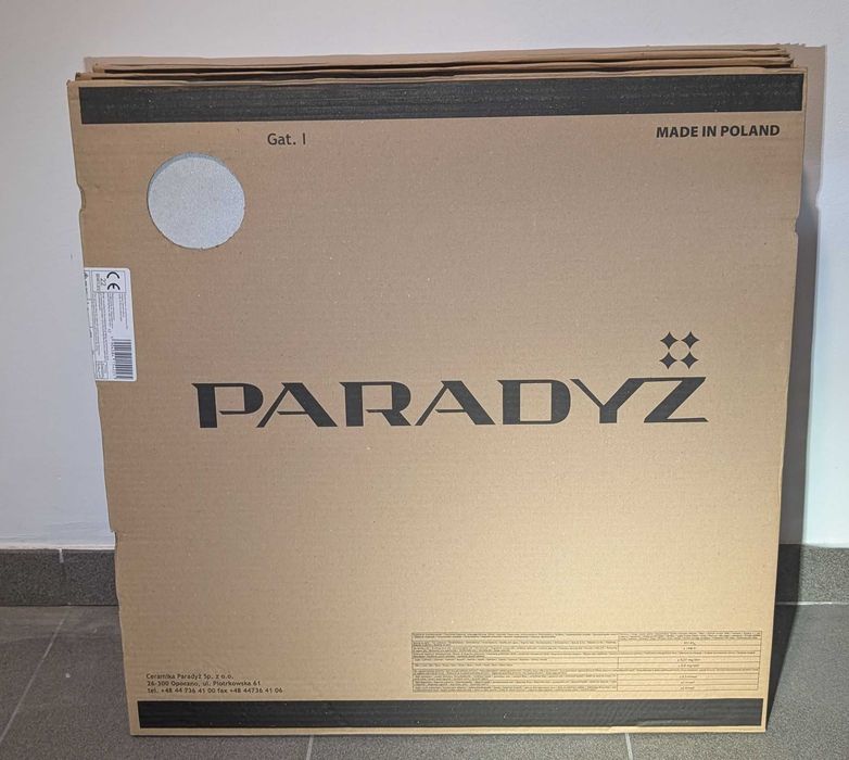 Płytka gresowa Paradyż Scratch Bianco Mat, rektyfikowana 60x60cm