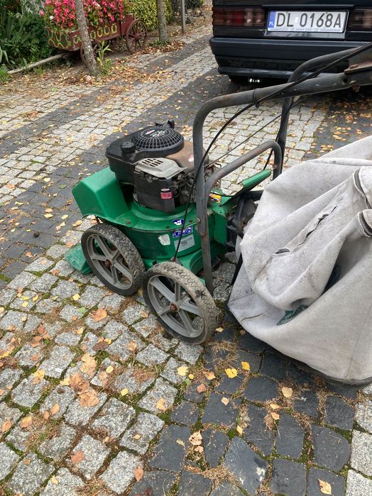 Samojezdny odkurzacz do liści, zamiatarka, silnik, spalinowa