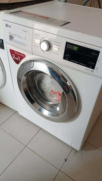 Máquina de lavar e secar LG