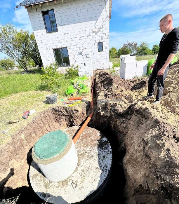 Септик під ключ Київ обл | 5 р. гарантії | Монтаж 1 день | Каналізація