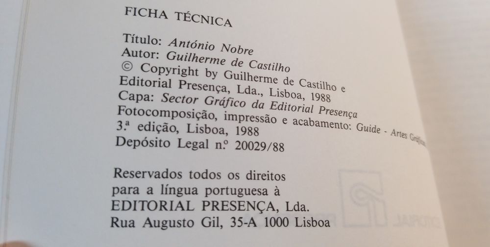 António Nobre por Guilherme de Castilho.