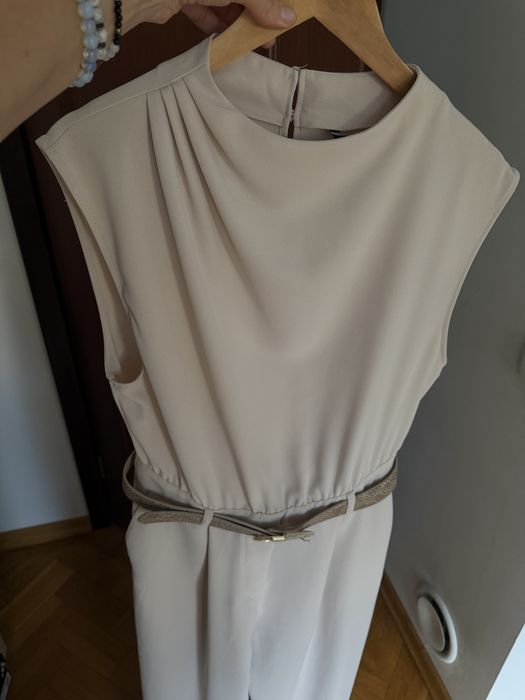 Kombinezon ZARA, rozmiar L, pudrowy roż