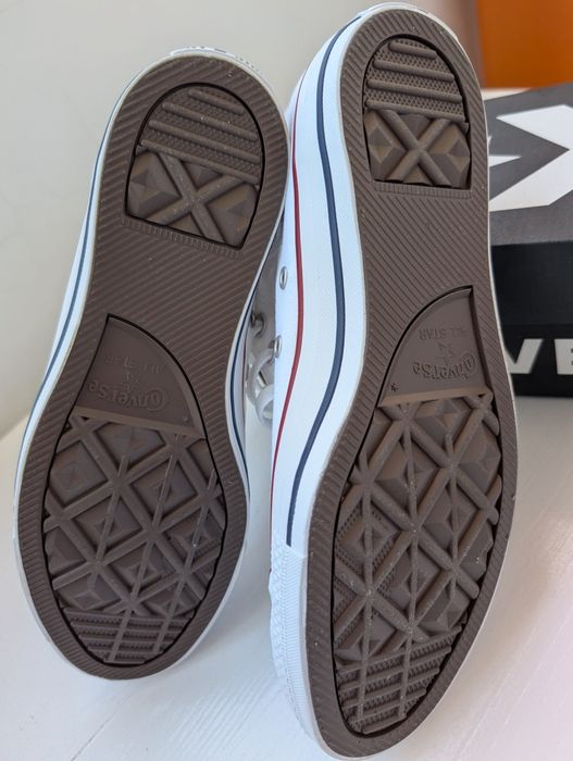 NOWE Converse Chuck Taylor Hi Optical White biale r. 40