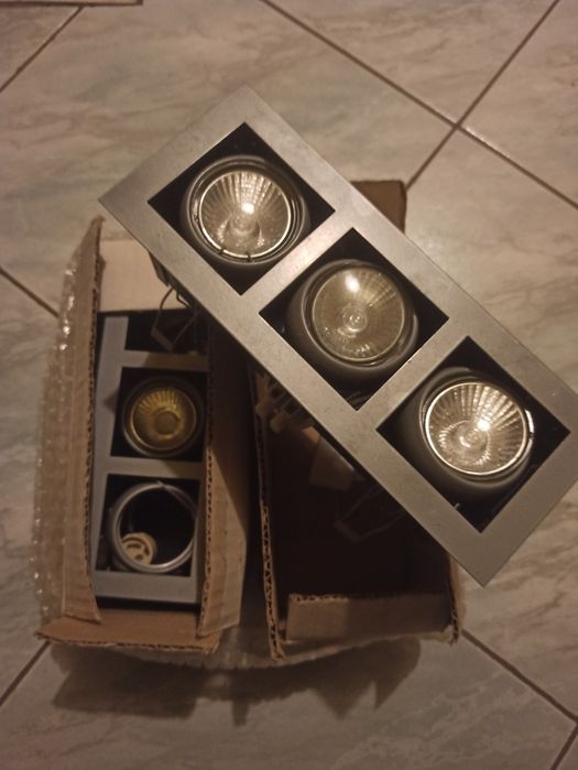 Lampy halogenowe 2x3 plis 1x2 oprawy