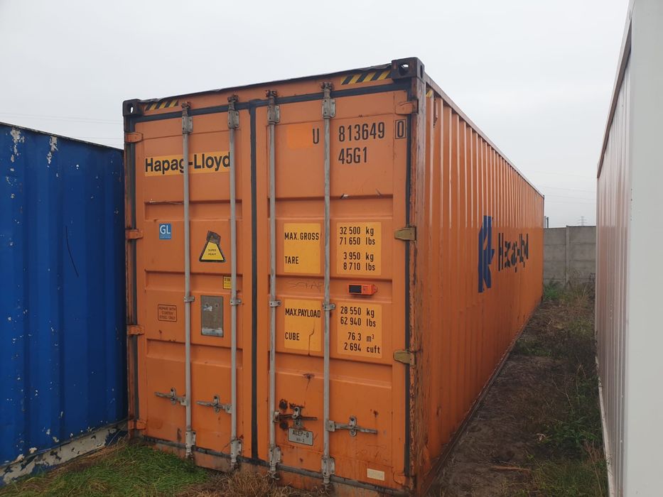 Kontener magazynowy / morski 40’ HC - POZNAŃ SPRZEDAŻ