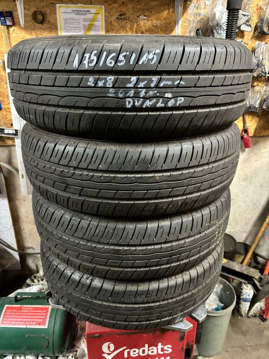 Bardzo ładny komplet opon Dunlop - montaż, gwarancja i faktura