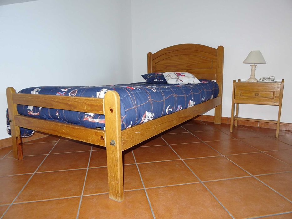 Mobílias Cama Individual Madeira Divã Artigos Casa Lar