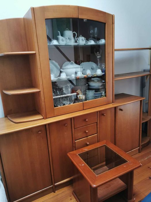 móveis de sala em madeira (negociável)