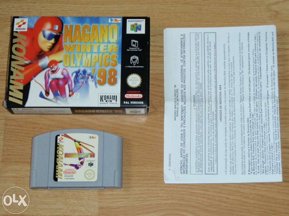 Nintendo 64: Muitos Jogos / Cabo AV / comando /++