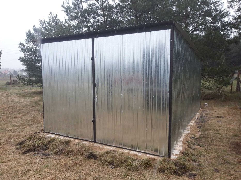 Garaż blaszak 6x5 Garaż blaszany garaż blaszak garaże 3x5 4x6 12x6 4x5