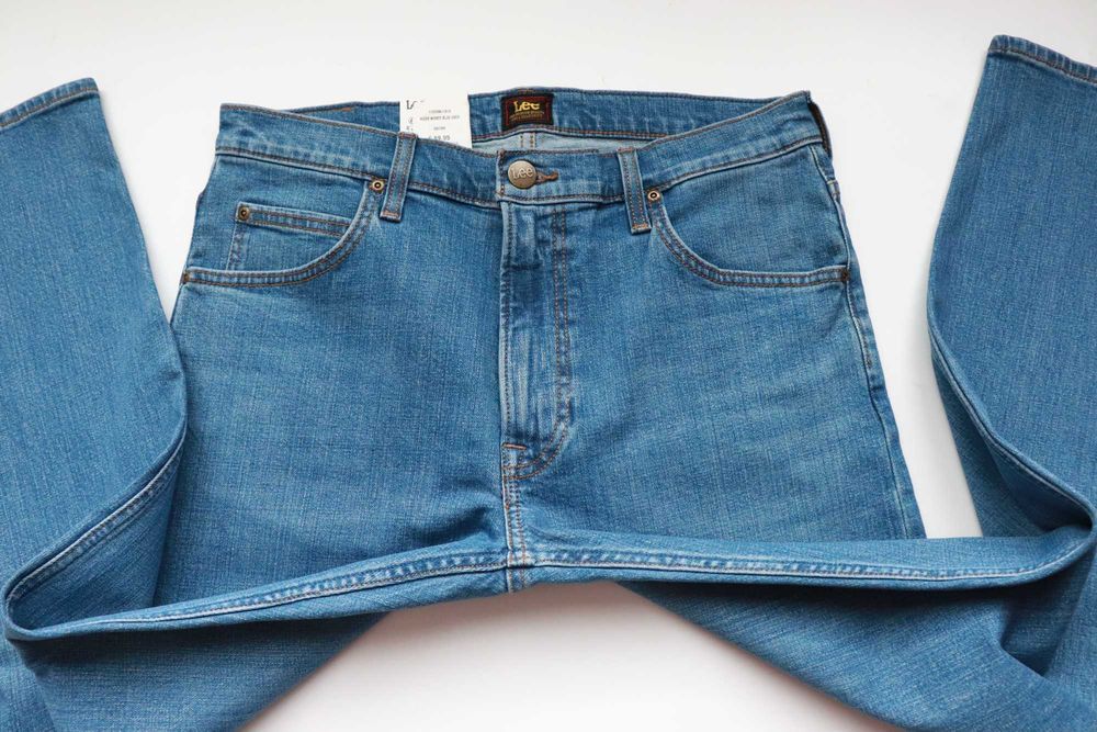 LEE RIDER W32 L30 męskie spodnie jeansy slim nowe okazja