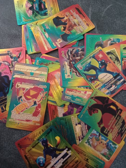 Tęczowe karty pokemon