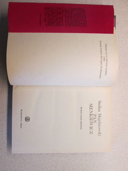 Pan Sienkiewicz - Stefan Majchrowski 1986