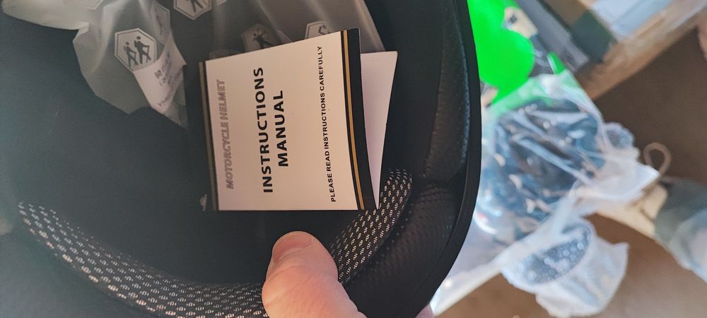 Мото шолом з окулярами і рукавицями М