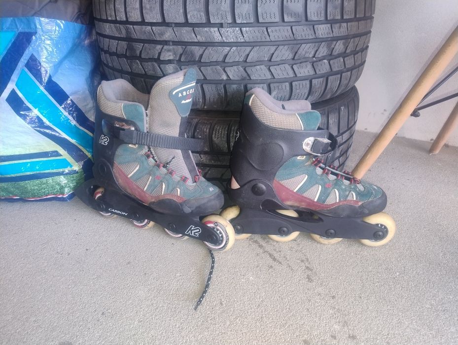 rolki marki K2, model Carbon Ascent.